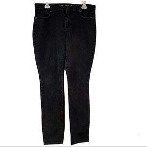 Old Navy Sweetheart Black Wash Jeans Size 12 Long